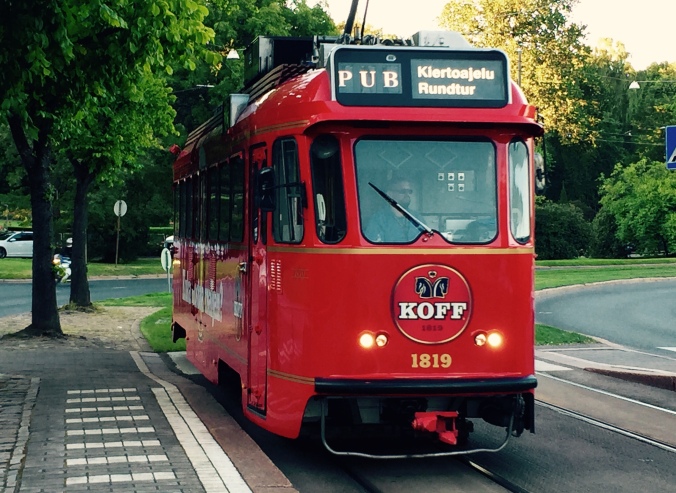 Helsinki's pub tram